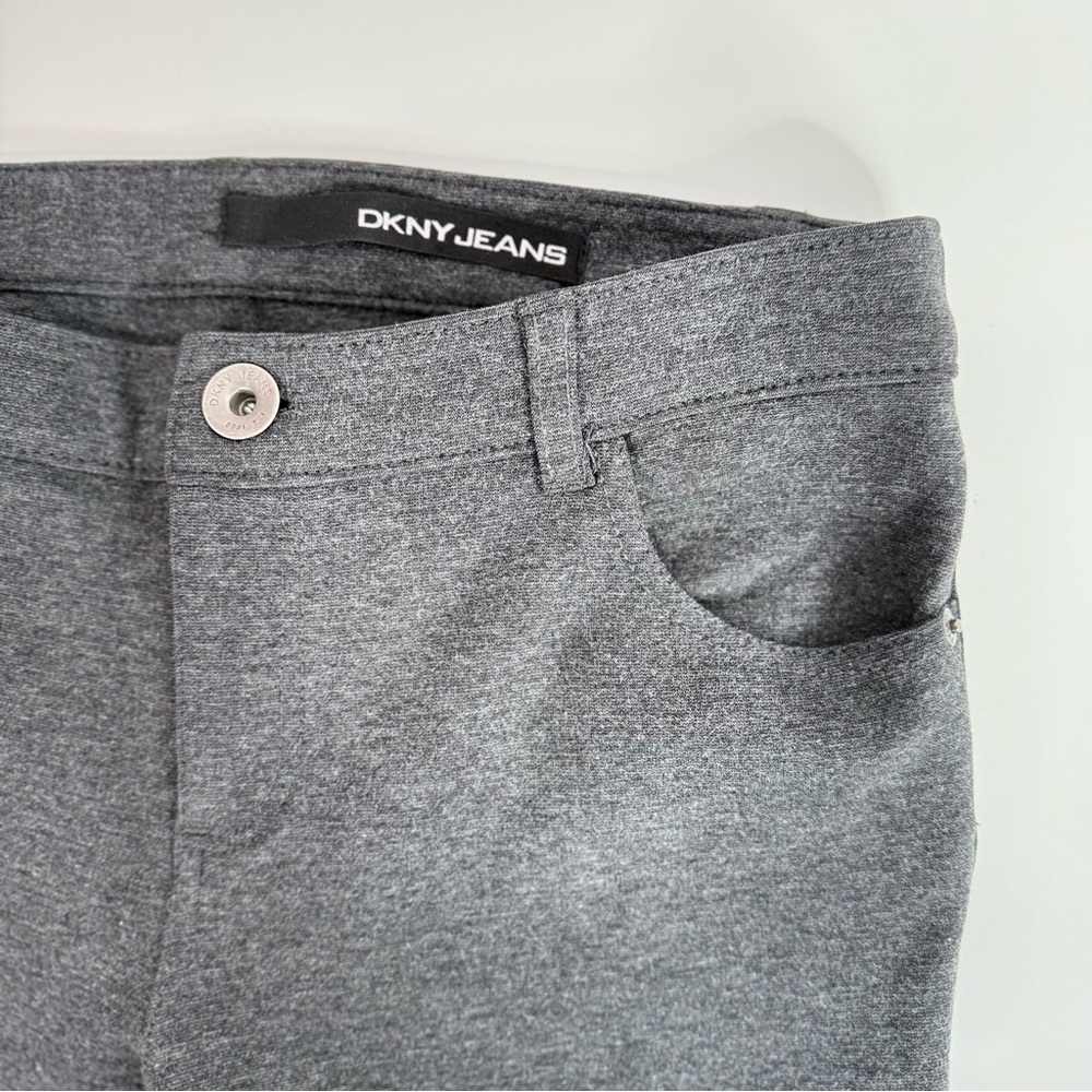 DKNY Charcoal Grey Slim Fit Legging Pants size 4 - Picture 9 of 15